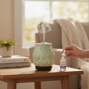 ScentSationals Secret Garden Essential Oil Diffuser Ultrasonic Canopy Open Box